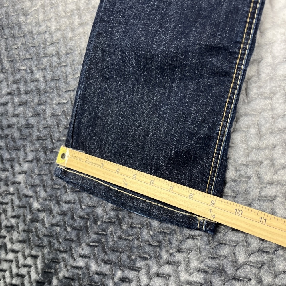 Ariat Real Denim Jeans Womens 30R Jocelyn Dark Wash Mid Rise Boot Cut 32x35" - Picture 11 of 12